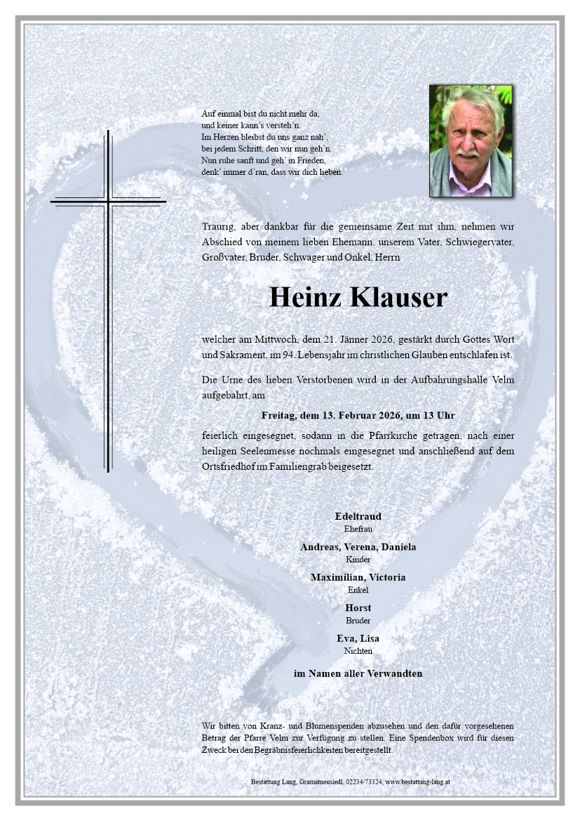 Heinz Klauser